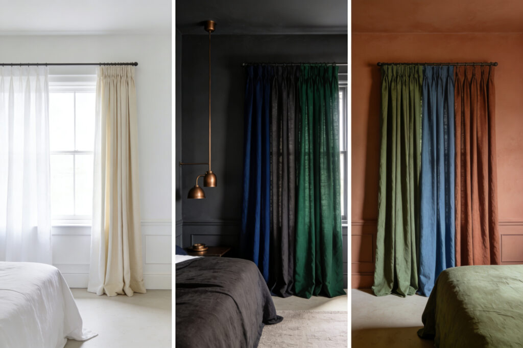 bedroom curtains