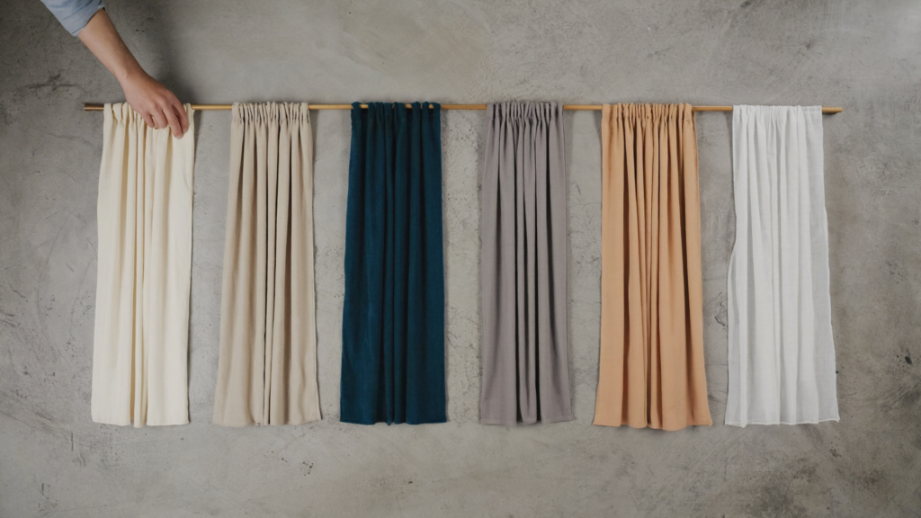 bedroom curtains