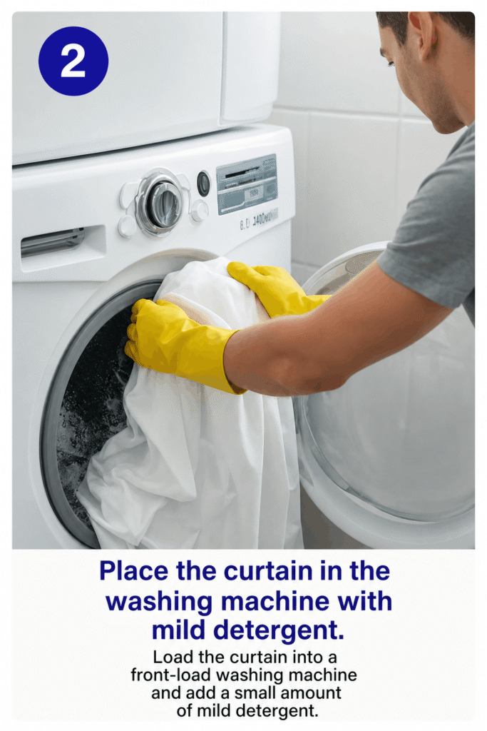 How to clean a shower curtains