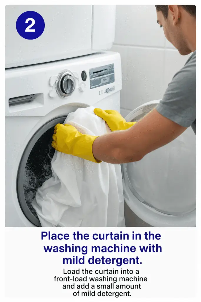 How to clean a  shower curtains