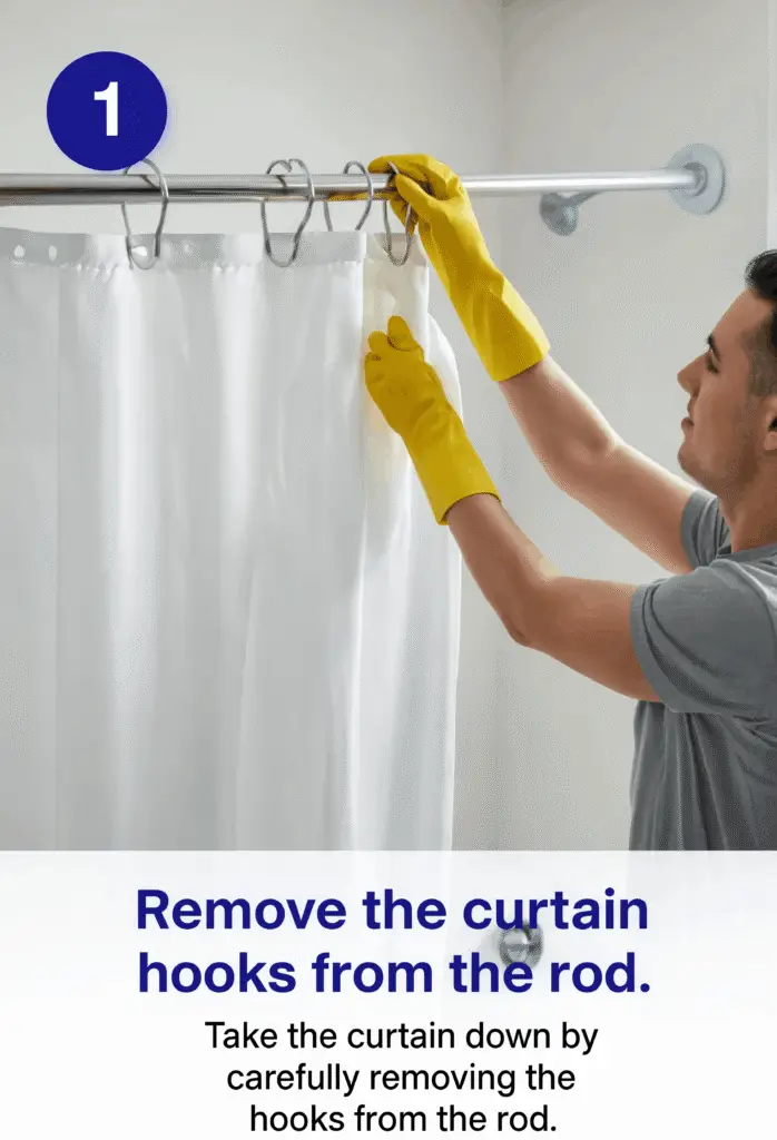how to clean a shower curtains

