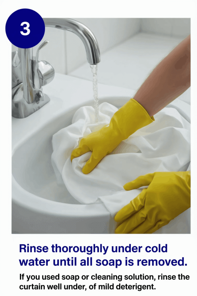How to clean a shower curtains