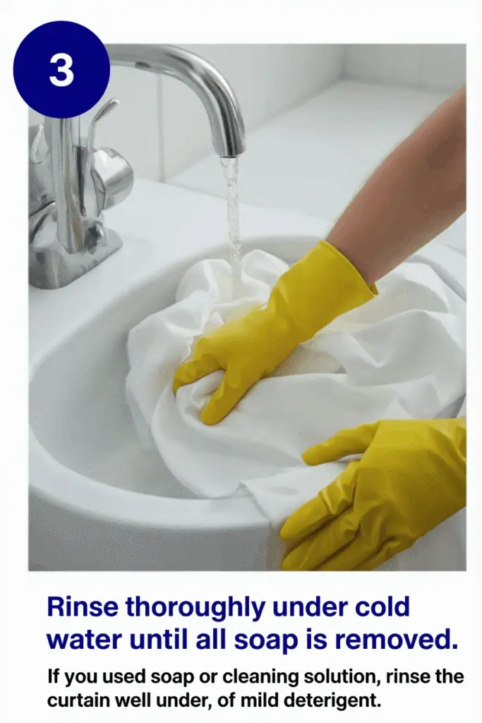 How to clean a shower curtains