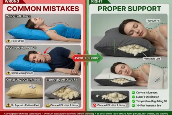 Common Mistakes When Buying an Adjustable Pillow
