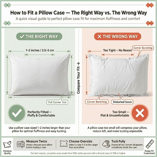 standard pillow case size