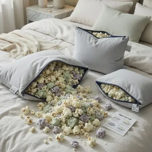 Shredded Foam Adjustable Pillow