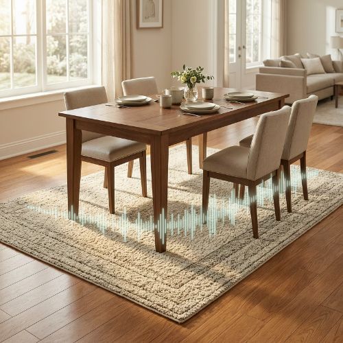 how to choose  dining room rug 