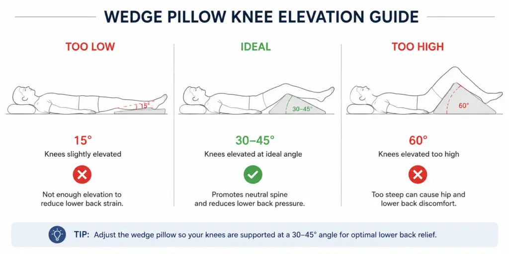 How to Use a Wedge Pillow for Lower Back Pain