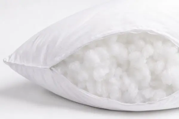 Casper Pillow Review (2026) My Honest Experience After 60 Nights 7 Close-up of microfiber fill inside Casper Original pillow