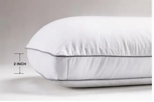 Casper Pillow Review (2026) My Honest Experience After 60 Nights 3 Close-up of Casper pillow showing 2-inch gusseted edge design