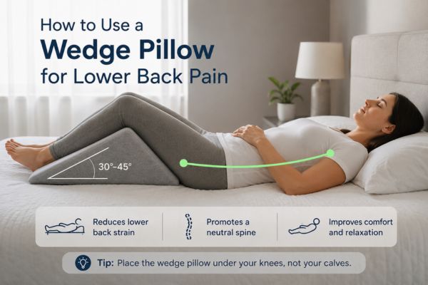 How to Use a Wedge Pillow for Lower Back Pain