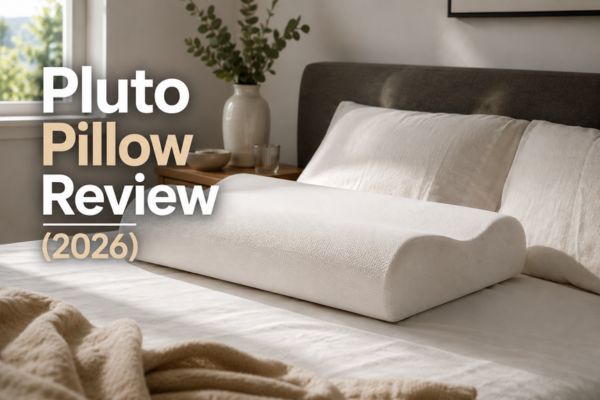 Pluto Pillow Review (2026): My Honest 70‑Night Custom Test 1 Custom Pluto pillow review displayed on modern bed in natural light