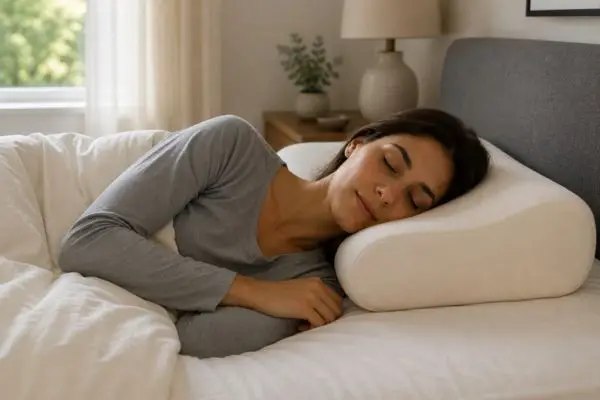 Pluto Pillow Review (2026): My Honest 70‑Night Custom Test 7 Side sleeper testing customized Pluto pillow for alignment