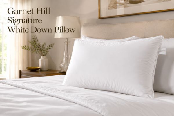 Garnet Hill Signature White Down Pillow Review 
