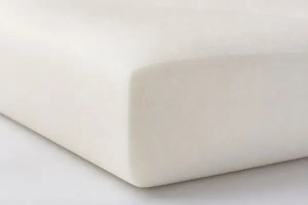 Solid memory foam core inside Helix GlacioTex pillow

