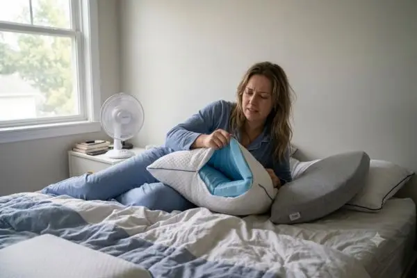 Jennifer case study - Nectar Tri-Comfort pillow combination sleeper finds zone flipping tedious and cooling disappointing