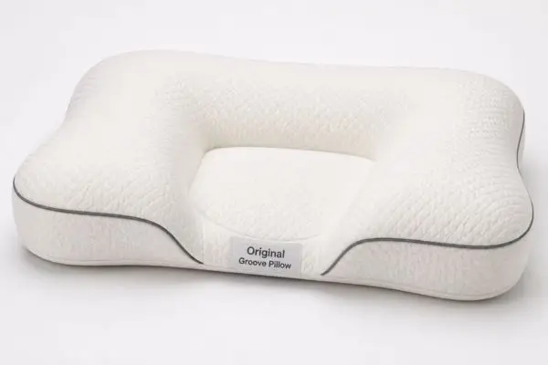 Neck support groove detail of Original Groove Pillow

