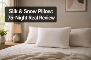After 75 nights, here’s my honest conclusion: The silk & snow pillow balances comfort, adjustability, and price exceptionally well. It’s not perfect. It requires minor effort. But for side sleepers who want customizable support without spending luxury-level prices, it delivers real value.