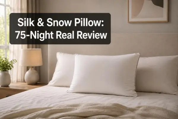After 75 nights, here’s my honest conclusion: The silk & snow pillow balances comfort, adjustability, and price exceptionally well. It’s not perfect. It requires minor effort. But for side sleepers who want customizable support without spending luxury-level prices, it delivers real value.